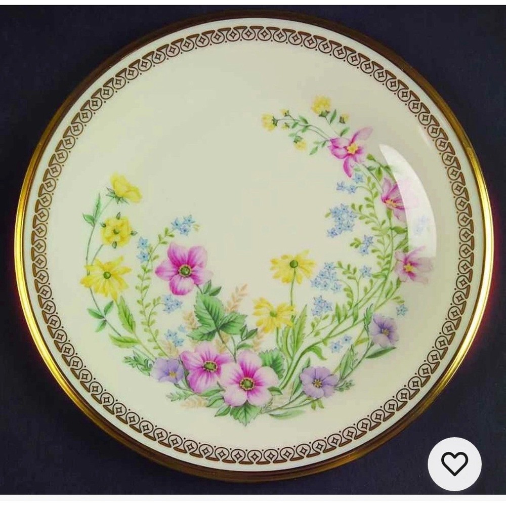 Lenox Flower Song Salad Plate Unused